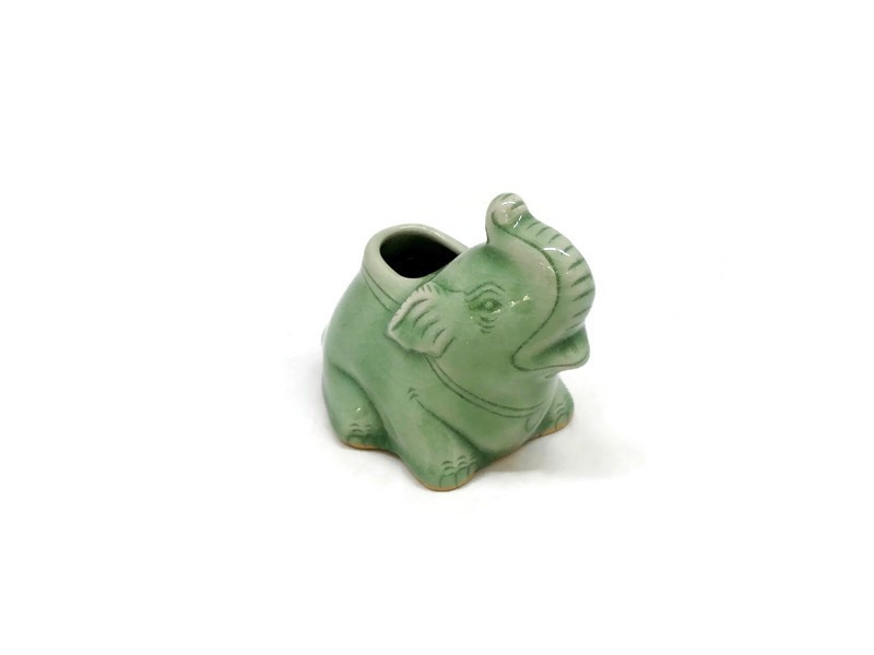 Small Celadon Elephant vase
