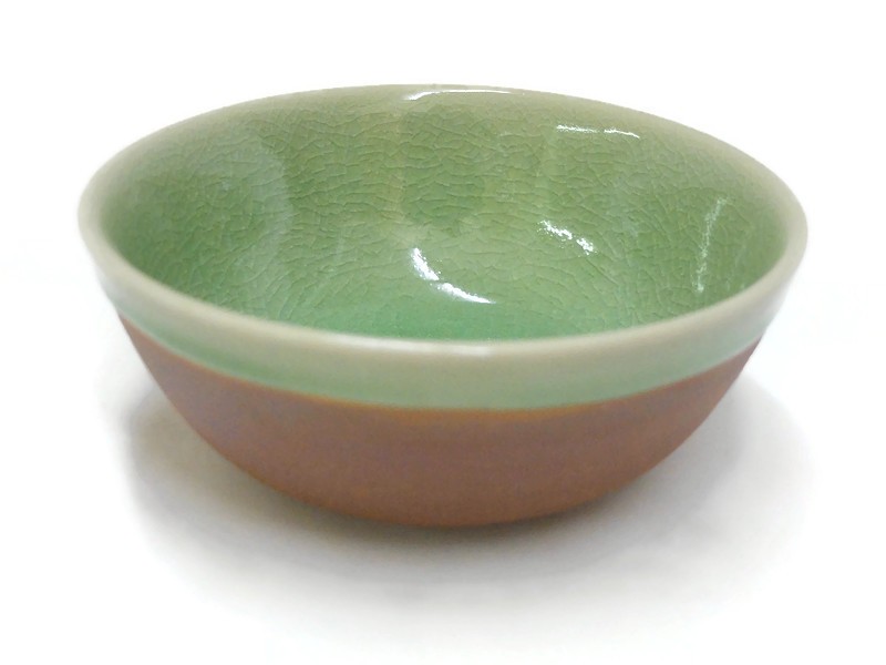 Celadon Soup Bowl Engrave