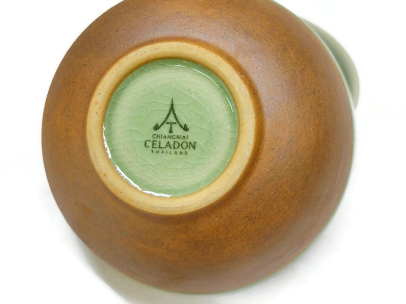 Celadon Soup Bowl Engrave