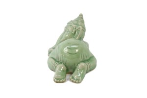 CELADON RECLINING GANESHA 