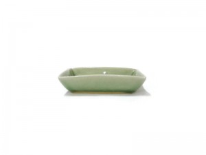 Regtangular Celadon Dish Green Glaze.