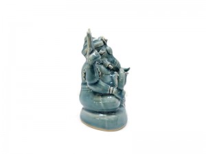 Blue Celadon Ganesha - S