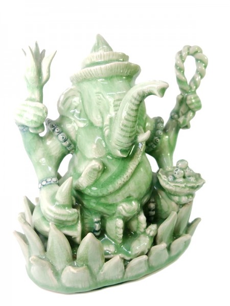 Celadon Ganesha - L Hand build