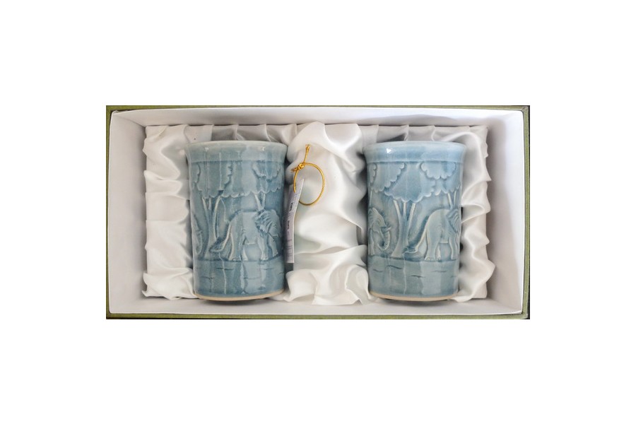Celadon Coffee Mug Gift Set