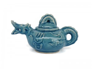 Blue Celadon Dragon Tea Set