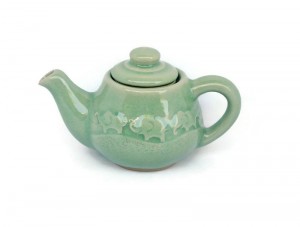 Tiny Celadon Tea Set