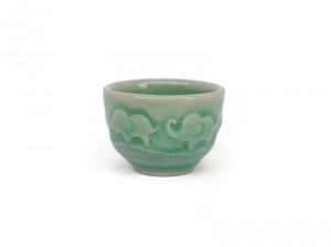 Tiny Celadon Tea Set