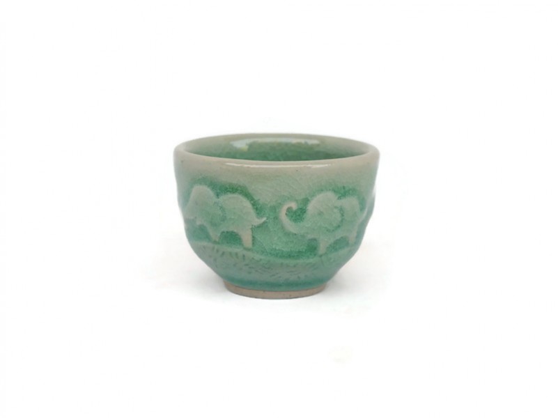 Tiny Celadon Tea Set