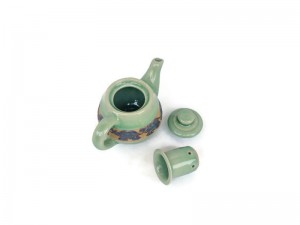 Small Celadon Elephant Tea Set