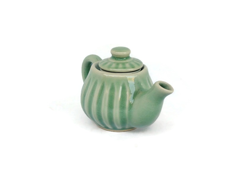 Thai Celadon Pumpkin Tea Set