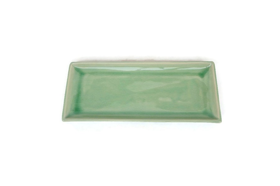 Celadon Regtangular Plate Simple