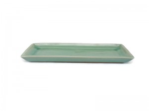 Celadon Regtangular Plate Simple