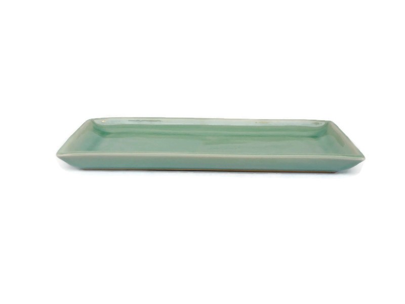 Celadon Regtangular Plate Simple