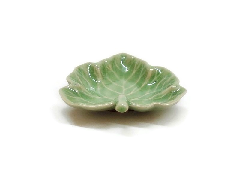 Celadon Maple Dish