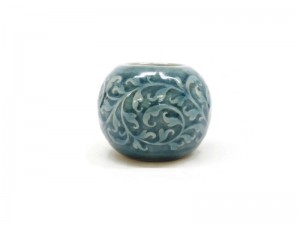 Blue Celadon Round Candle Holder