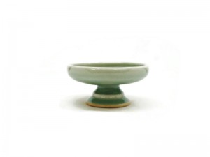 Small Celadon Candle Holder