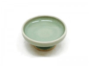 Small Celadon Candle Holder