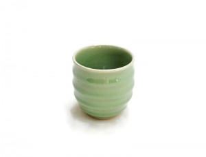 Wave Shape Celadon Cup