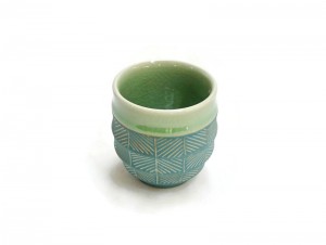 Wave Shape Celadon Cup