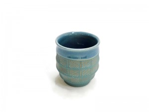 Wave Shape Celadon Cup