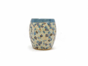 Celadon Mosaic Big Cup