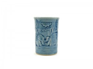 Elephant Junkle Tall Celadon Cup