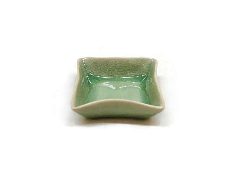 Square sauce dish plain