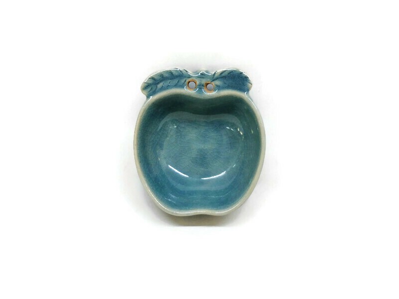 Blue Apple Celadon Sauce dish