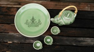 Elephant tea set ชุดน้ำชาช้าง สัญลักษณ์เมืองเชียงใหม่ 720 ปี