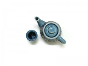 Small Celadon Tea Set - Blue Diamond