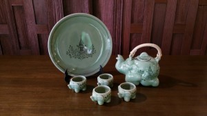 Elephant tea set