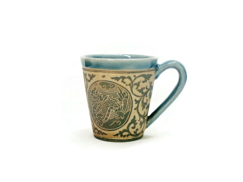 Hand-Carved Zodiac Mug 