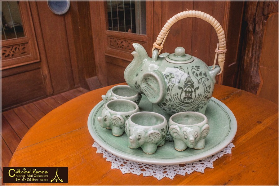 Elephant tea set