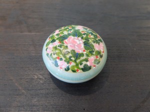 Small Jewelry Box ตลับเล็กศิลาดล เพ้นต์ลายดอกไม้