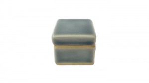 Tiny Celadon Square Box Blue Celadon ตลับศิลาดลสี่เหลี่ยม จิ๋ว เคลือบสีนำ้เงิน