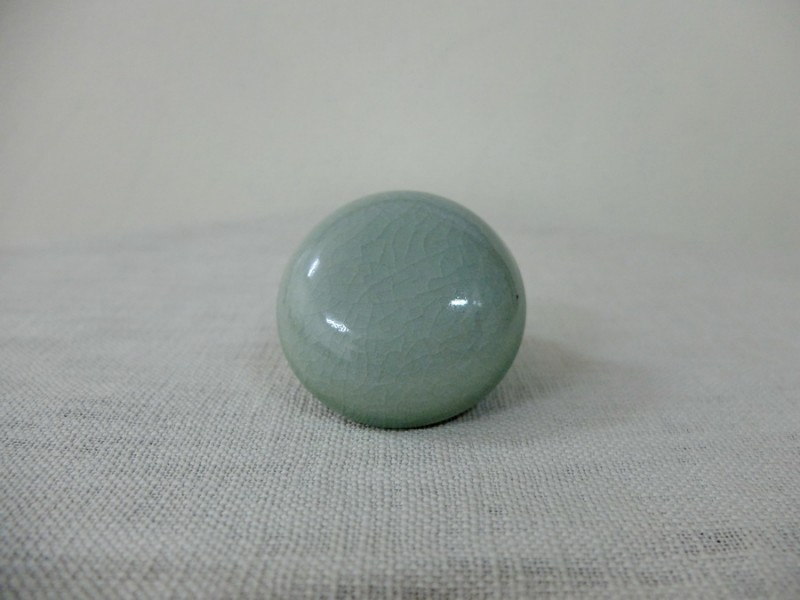 Tiny Round Box Green Celadon