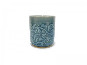 Tumbler Blue Celadon Cup, Kanok design