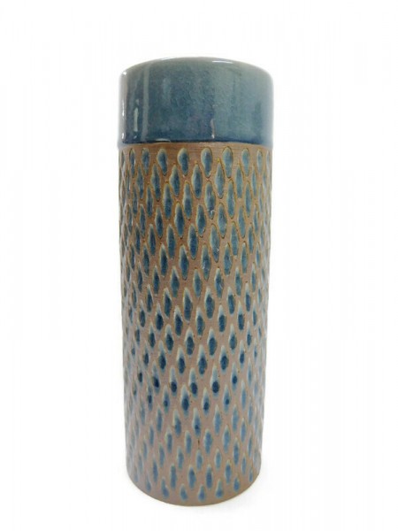 Tumbler Engrave Diamond Blue Celadon Vase