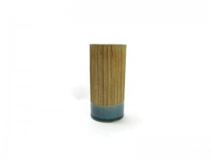 Tumbler Blue Celadon Vase with Sand design