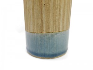 Tumbler Blue Celadon Vase with Sand design