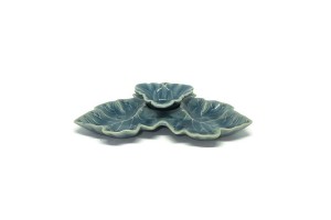 Blue Celadon Maple Plate set